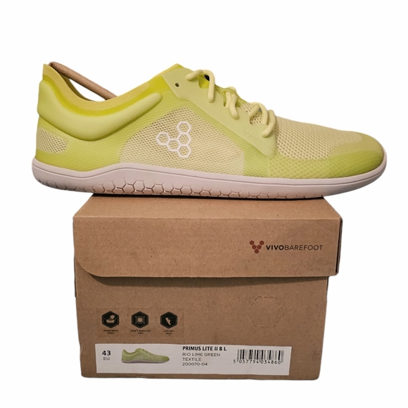 VIVOBAREFOOT Primus Lite II Bio Lime Green EU 43 Womens Size 11.5 - Picture 3 of 5